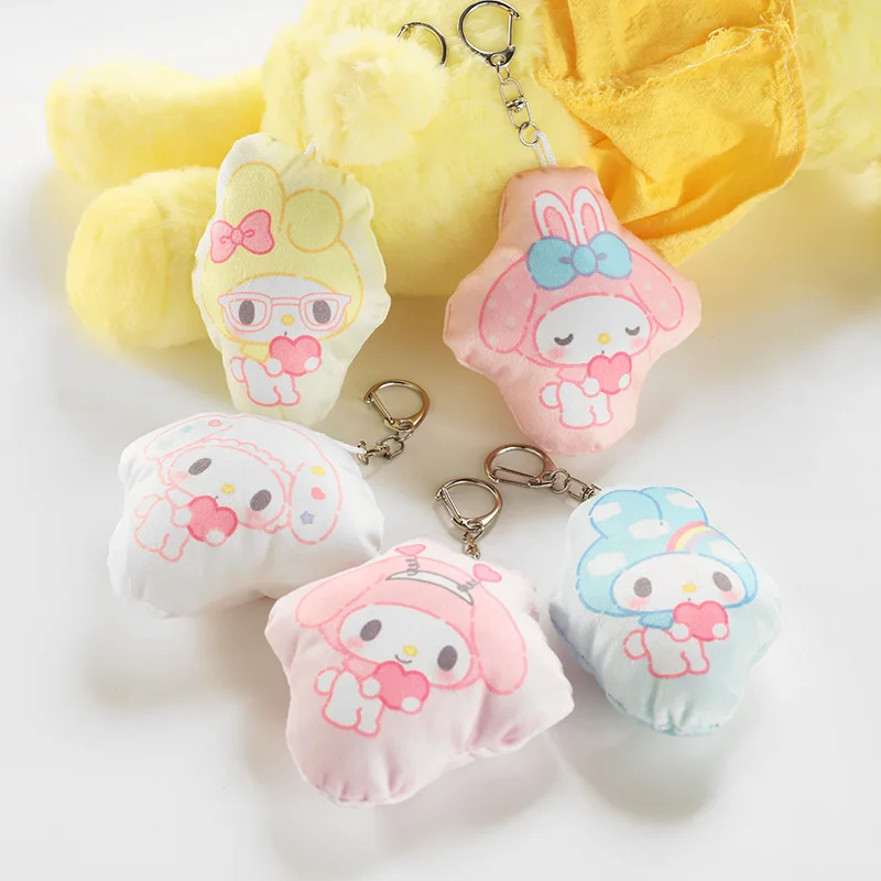 Новый брелок Mymelody Miniso Sanrio Kawaii, подушка, кукла, подвеска для ключей, студенческий рюкзак, подвеска, женская сумка, подвеска, детский подарок
Новый брелок Mymelody Miniso Sanrio Kawaii, подушка, кукла, подвеска для ключей, студенческий рюкзак, подвеска, женская сумка, подвеска, детский подарок
