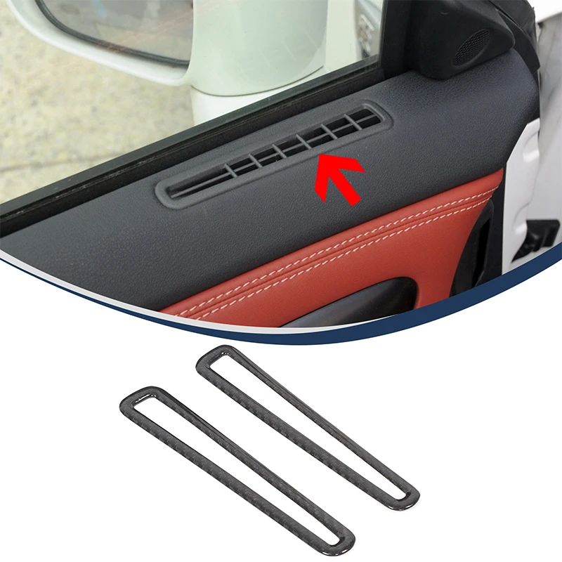 For Nissan GTR R35 2008-2016 Real Carbon Fiber Car window air outlet frame cover decoration sticker car interior accessorie 2Pcs
For Nissan GTR R35 2008-2016 Real Carbon Fiber Car window air outlet frame cover decoration sticker car interior accessorie 2Pcs