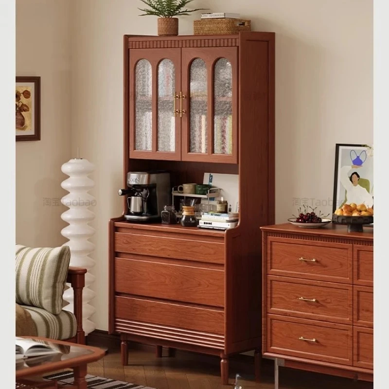 retro solid wood bookcase floor-to-ceiling glass door display cabinet cherry wood study storage cabinet
retro solid wood bookcase floor-to-ceiling glass door display cabinet cherry wood study storage cabinet