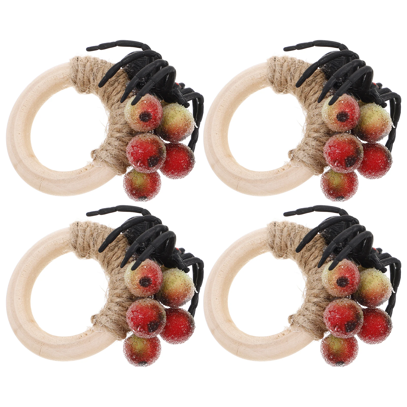 6pcs Napkin Rings Simple Style Home Decor Elegant Safe Materials Halloween Spider Shape Serviette Clasp Dining Table
6pcs Napkin Rings Simple Style Home Decor Elegant Safe Materials Halloween Spider Shape Serviette Clasp Dining Table