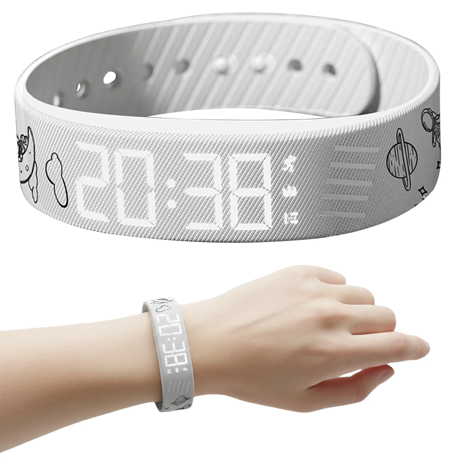 Vibrating Alarm Wristband Waterproof Silent Vibration Alarm Watch with Step Counter Pedometer for Heavy Sleepers Students
Vibrating Alarm Wristband Waterproof Silent Vibration Alarm Watch with Step Counter Pedometer for Heavy Sleepers Students