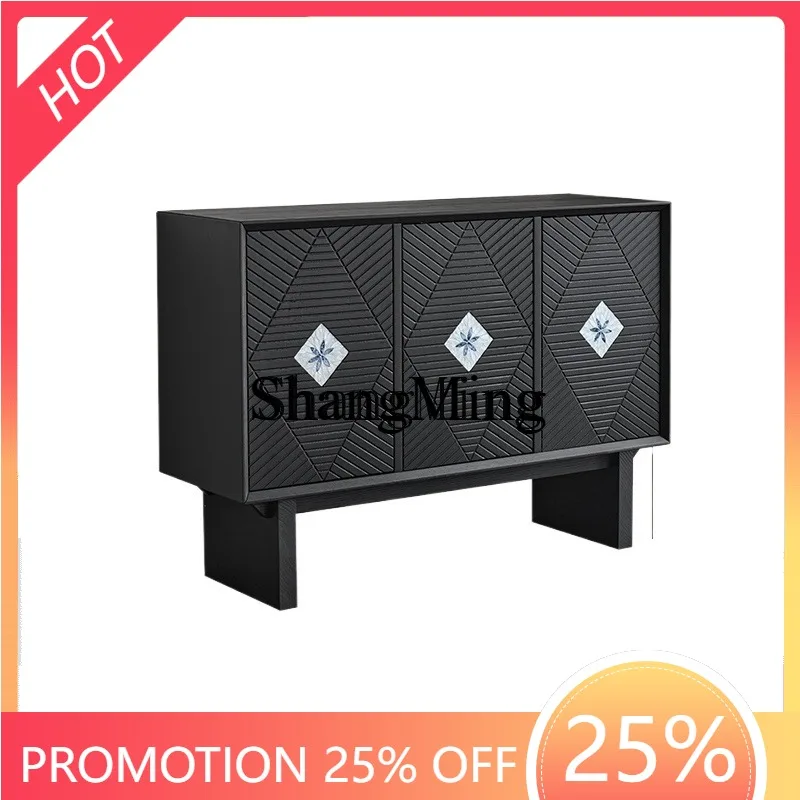 SM Home Solid Wood Black Dining Side Cabinet Integrated Locker Retro Light Luxury Restaurant Tea Storage Cabinet
SM Home Solid Wood Black Dining Side Cabinet Integrated Locker Retro Light Luxury Restaurant Tea Storage Cabinet
