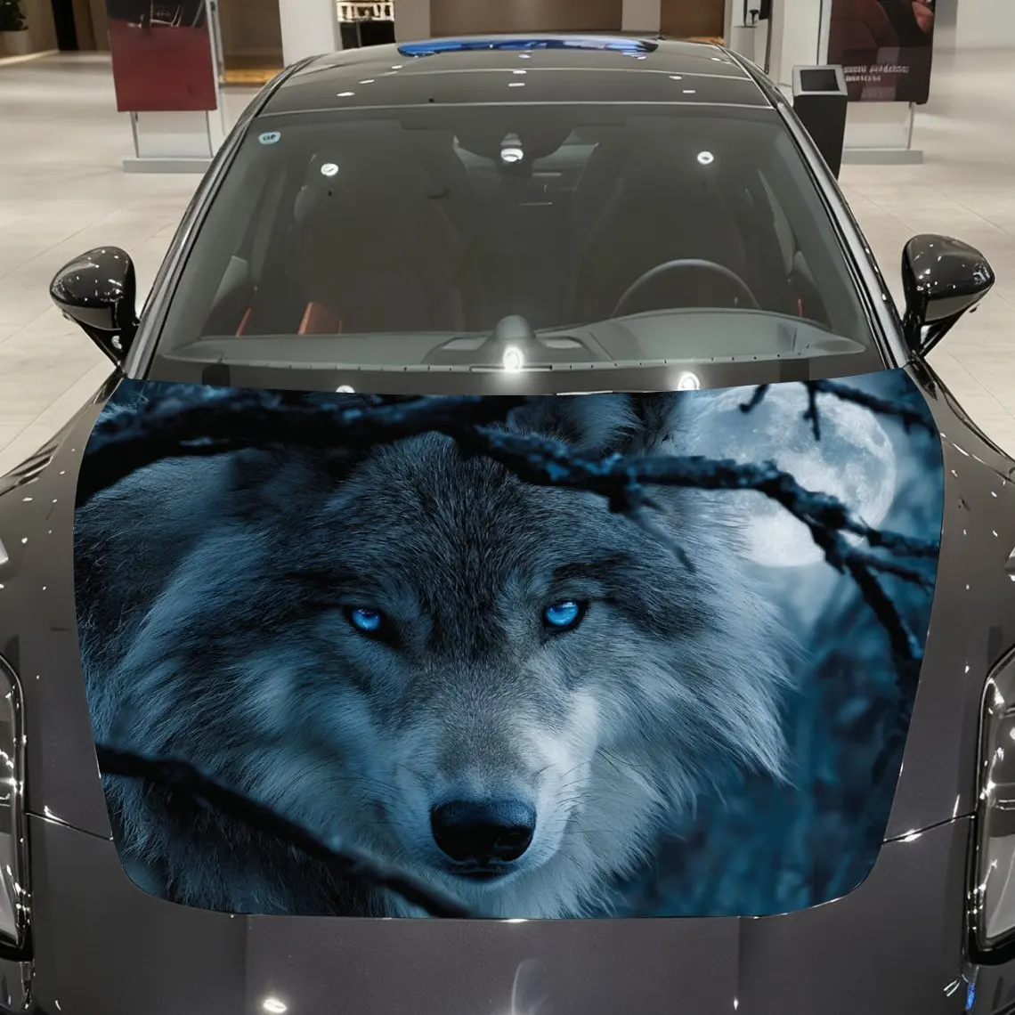 Night Moon Blue Eyes Wolf Car Hood Stickers, Car Aesthetic Decoration Stickers, Stunning Designs, Halloween Decorations, Car Par
Night Moon Blue Eyes Wolf Car Hood Stickers, Car Aesthetic Decoration Stickers, Stunning Designs, Halloween Decorations, Car Par