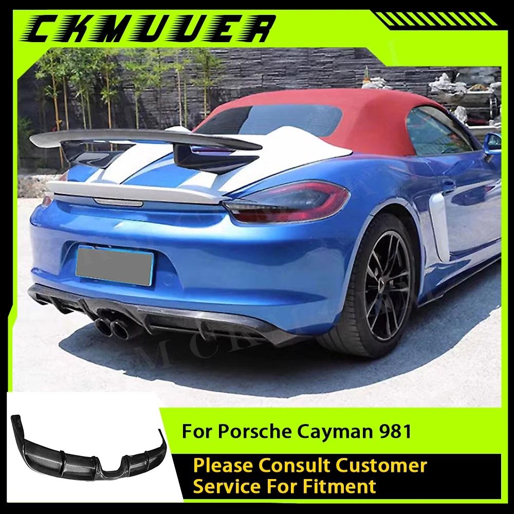 Задний бампер из углеродного волокна, диффузор, спойлер, комплекты кузова для Porsche Cayman 981 2013 2014 2015, FRP, черный защитный бампер, аксессуары
Задний бампер из углеродного волокна, диффузор, спойлер, комплекты кузова для Porsche Cayman 981 2013 2014 2015, FRP, черный защитный бампер, аксессуары