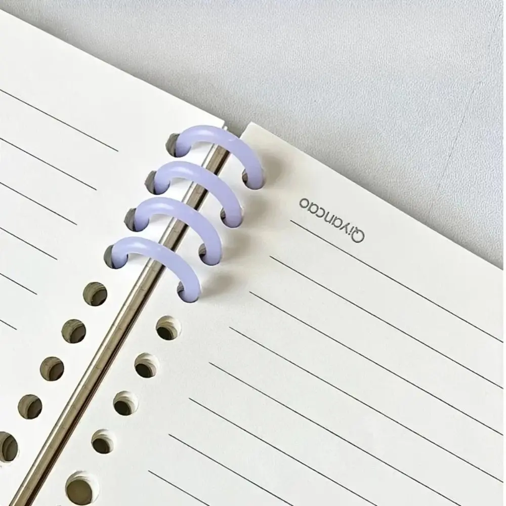 20pcs/box Transparent Colorful Loose Leaf Rings Sturdy Plastic Easy Open Close Plastic Binding Coils Durable Plastic Reusable
20pcs/box Transparent Colorful Loose Leaf Rings Sturdy Plastic Easy Open Close Plastic Binding Coils Durable Plastic Reusable