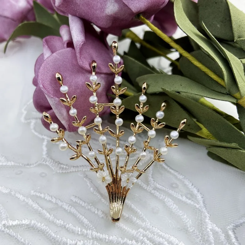 1PC Fresh Water Pearl Brooch Shell Flower Handmade Pins Copper Branch Brooches For Women Jewelry Broches Para Ropa Mujer
1PC Fresh Water Pearl Brooch Shell Flower Handmade Pins Copper Branch Brooches For Women Jewelry Broches Para Ropa Mujer