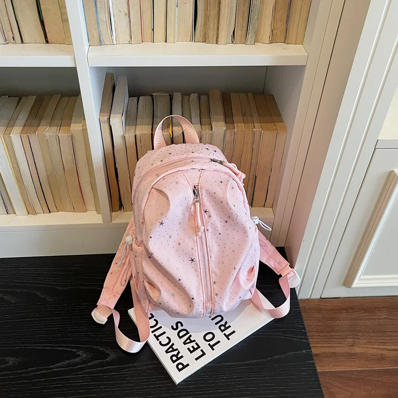 Unique Design Star Print Backpack Fashion Lightweight Commuter Backpack for College Women Versatile Waterproof Travel Bag
Unique Design Star Print Backpack Fashion Lightweight Commuter Backpack for College Women Versatile Waterproof Travel Bag