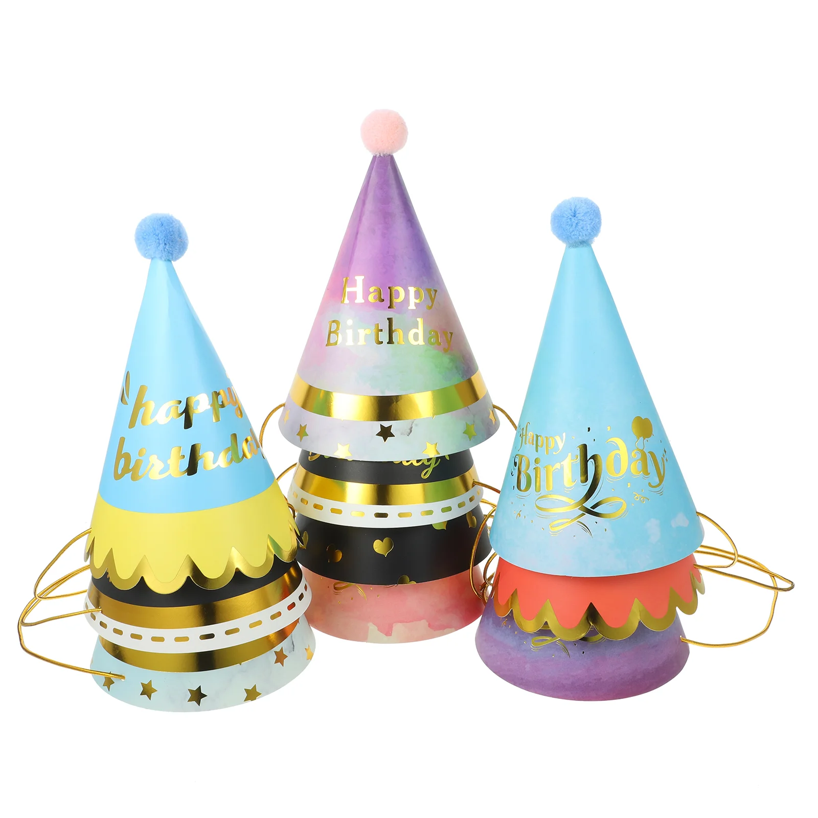 10Pcs Birthday Hat Party Hat Paper Hat Party Headdress Children Birthday party cap birthday paper cap
10Pcs Birthday Hat Party Hat Paper Hat Party Headdress Children Birthday party cap birthday paper cap