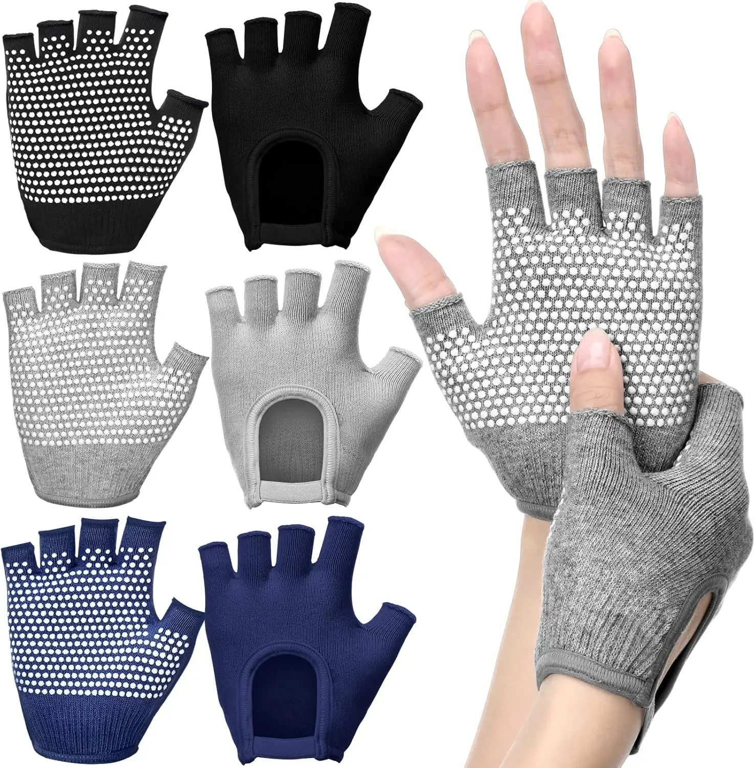 Non Slip Yoga Gloves for Women Fingerless Pilates Gloves for Gym Exercise Fitness Workout,Yoga gloves
Non Slip Yoga Gloves for Women Fingerless Pilates Gloves for Gym Exercise Fitness Workout,Yoga gloves