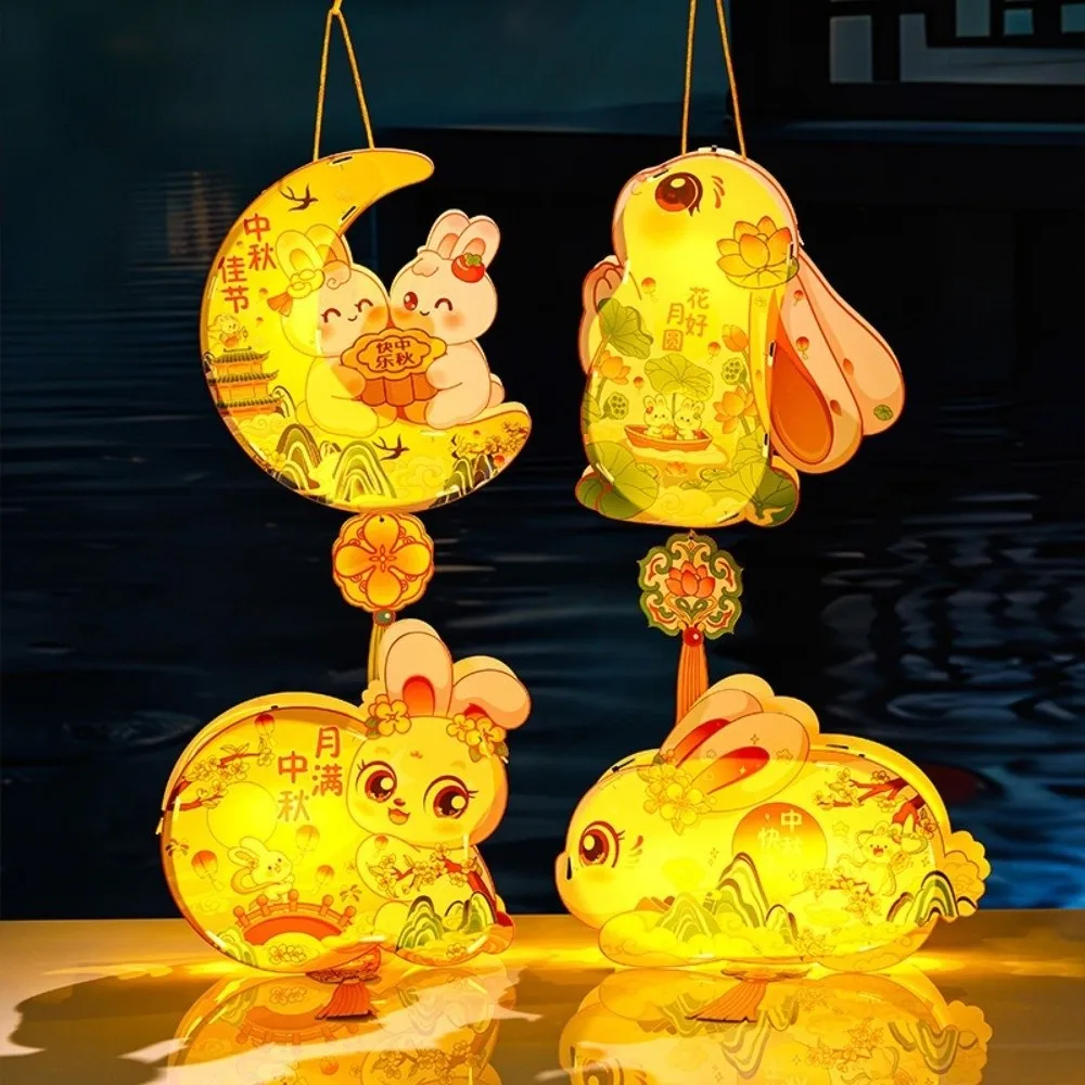 Cartoon Rabbit Lanterns Luminous Glowing Mid-Autumn Festival Lantern Handmade Flower Light Lantern DIY Material Package Gifts
Cartoon Rabbit Lanterns Luminous Glowing Mid-Autumn Festival Lantern Handmade Flower Light Lantern DIY Material Package Gifts