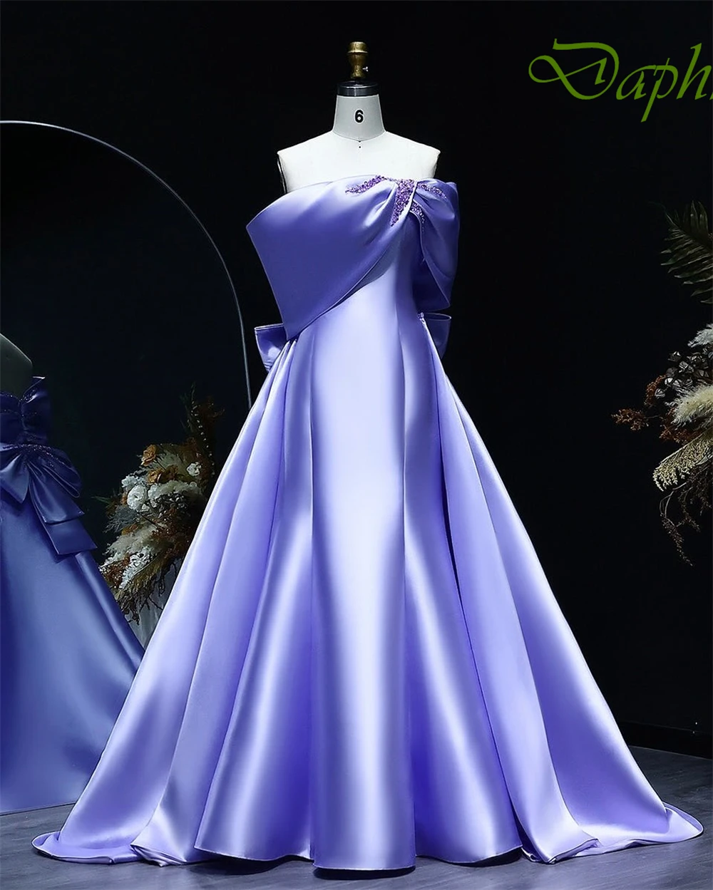 Customized Exquisite Off the Shoulder Sleeveless Evening Dress High Quality Satin Prom Dresses Delicate Crystal Bow Party Gowns
Customized Exquisite Off the Shoulder Sleeveless Evening Dress High Quality Satin Prom Dresses Delicate Crystal Bow Party Gowns