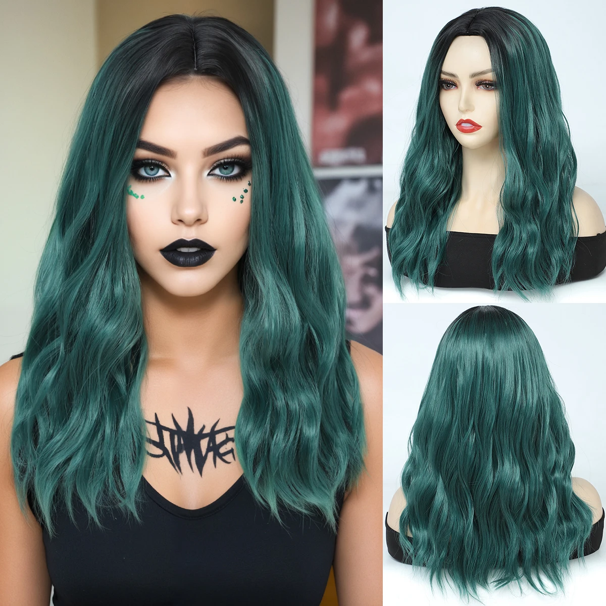 Wig for Women; Synthetic Wig Cross-Border Golden Short Hair; Bobo Short Straight Hair; Synthetic Fiber Hair with Middle Part 
Wig for Women; Synthetic Wig Cross-Border Golden Short Hair; Bobo Short Straight Hair; Synthetic Fiber Hair with Middle Part