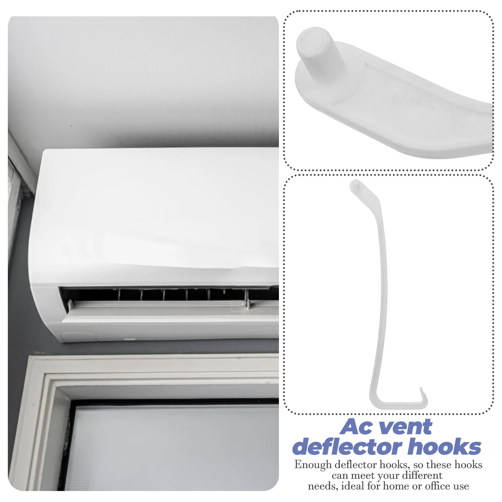 8 Pcs Air Conditioning Hook Accessories Car Vent Outlet Clips Baffle Conditioner White Deflector Part Wind Hooks Pregnant Woman
8 Pcs Air Conditioning Hook Accessories Car Vent Outlet Clips Baffle Conditioner White Deflector Part Wind Hooks Pregnant Woman
