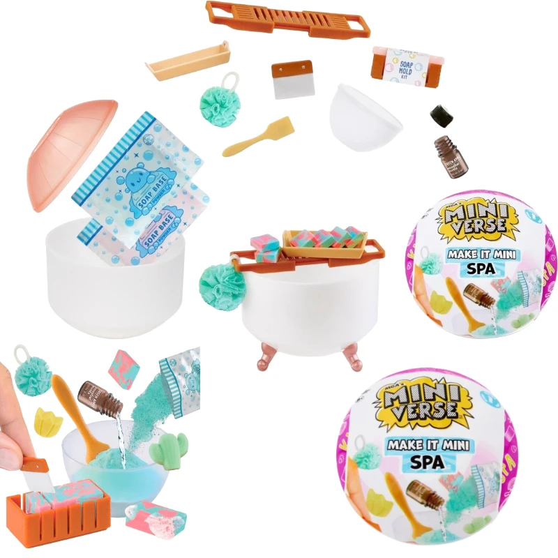 Новая кукла-сюрприз Mini Verse Make It Mini Spa S1 S2 мини коллекционные предметы Сделай Сам действительно работает настоящие спа товары не съедобные
Новая кукла-сюрприз Mini Verse Make It Mini Spa S1 S2 мини коллекционные предметы Сделай Сам действительно работает настоящие спа товары не съедобные