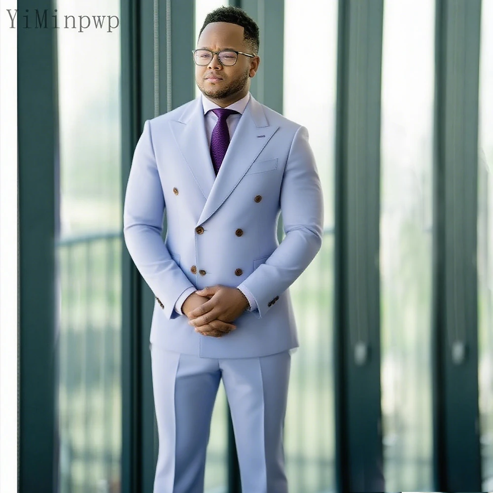 Bespoke Men Suits for Wedding 2 Pieces Double Breasted Formal Office Business Male Clothing Costume Homme Jacket+Pants
Bespoke Men Suits for Wedding 2 Pieces Double Breasted Formal Office Business Male Clothing Costume Homme Jacket+Pants