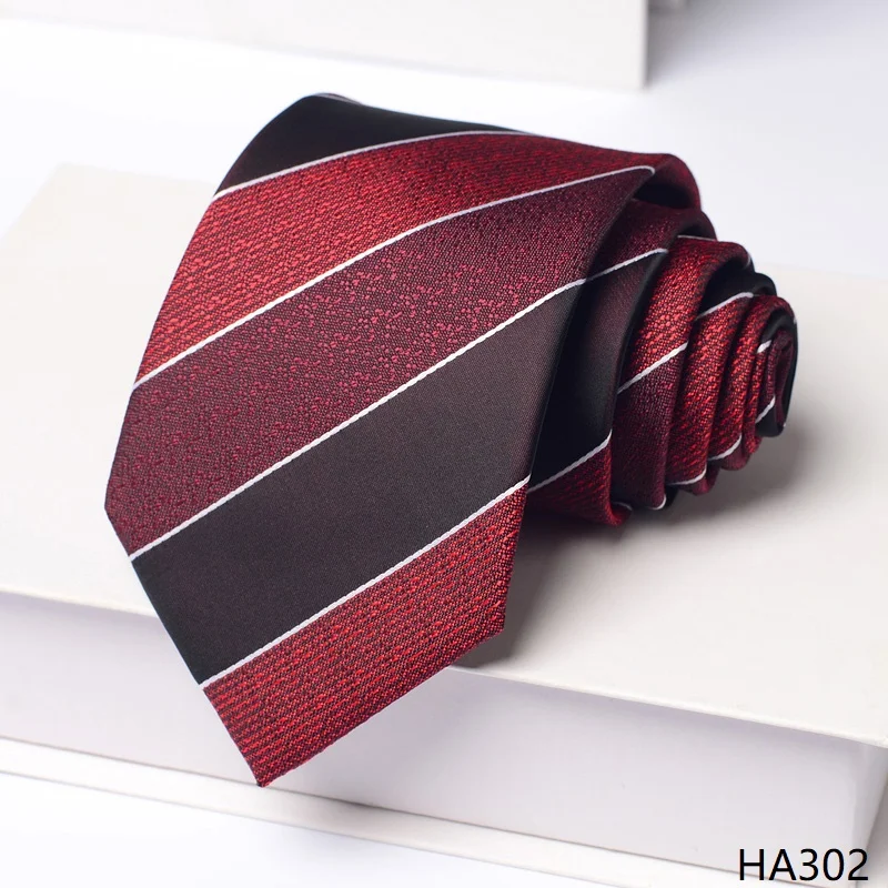 Top Quality Wine Red Striped Pattern Tie For Men's Formal Dress Shirt Accessories Business Banquet 8CM Wide Handmade Knotted Tie
Top Quality Wine Red Striped Pattern Tie For Men's Formal Dress Shirt Accessories Business Banquet 8CM Wide Handmade Knotted Tie