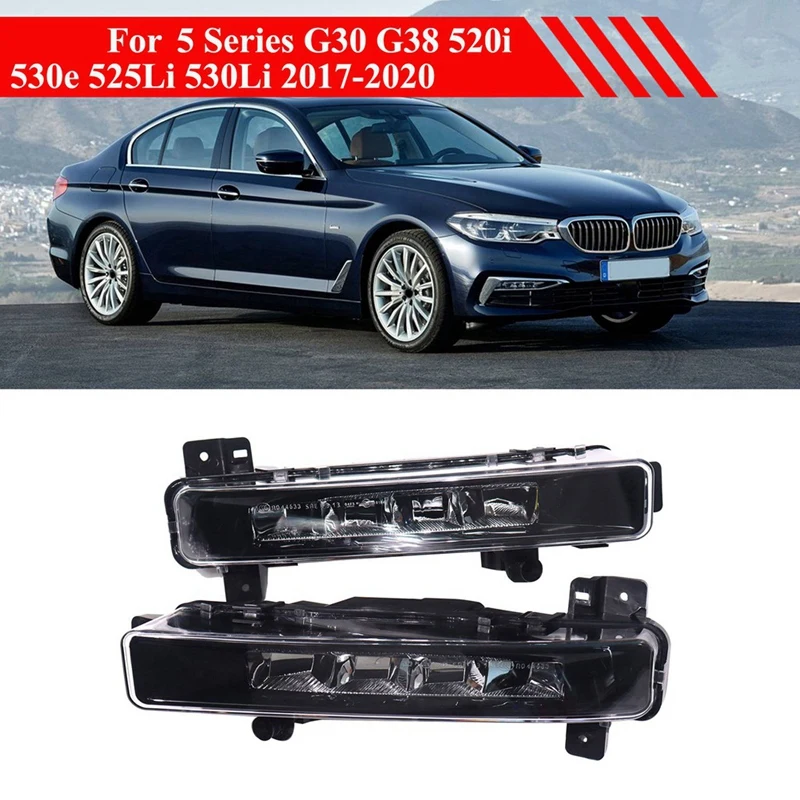 1 пара передних противотуманных фар, светодиодные дневные ходовые огни для BMW 5 серии G30 G31 G38 520I 530I 2017-2020 63179477171 63179477172
1 пара передних противотуманных фар, светодиодные дневные ходовые огни для BMW 5 серии G30 G31 G38 520I 530I 2017-2020 63179477171 63179477172