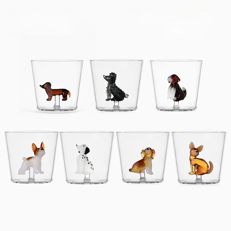 Ichendorf Dogs Creative High Value Glass Water Cup Heat Resistant Dog Shaped Juice Cup Italian Design Single Layer Borosilica...
Ichendorf Dogs Creative High Value Glass Water Cup Heat Resistant Dog Shaped Juice Cup Italian Design Single Layer Borosilica...