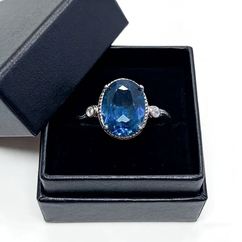 Multi-StoS925 Sterling Silver Naturane Halo London Blue Topaz Flower Cocktail Ring S925 Silver With Official CUG Gem Certificate
Multi-StoS925 Sterling Silver Naturane Halo London Blue Topaz Flower Cocktail Ring S925 Silver With Official CUG Gem Certificate