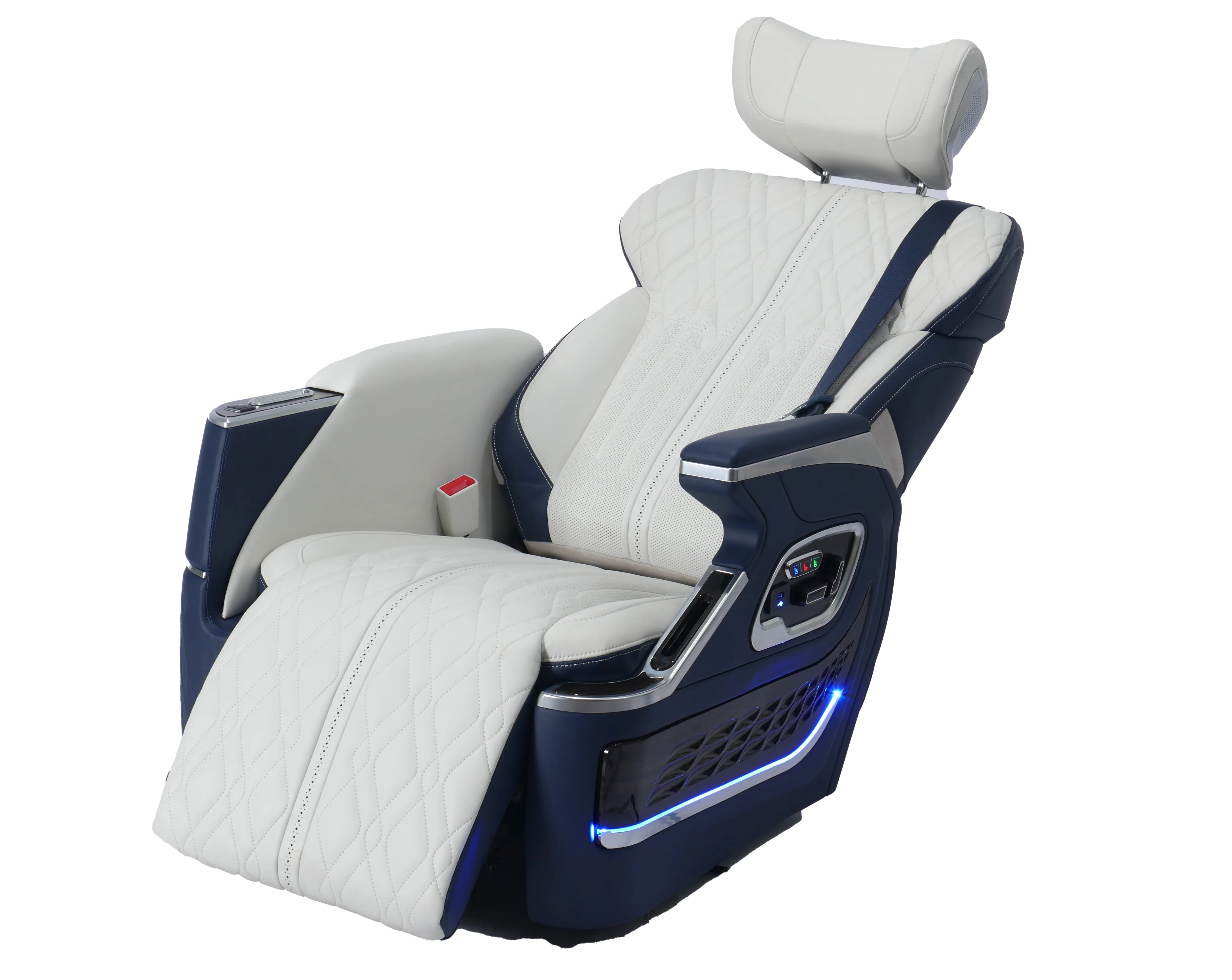 Maybach Luxury Aviation Seat Leather Sofa Bed Captain's Seat For Siena Arpad Metris Vito Sprinter
Maybach Luxury Aviation Seat Leather Sofa Bed Captain's Seat For Siena Arpad Metris Vito Sprinter