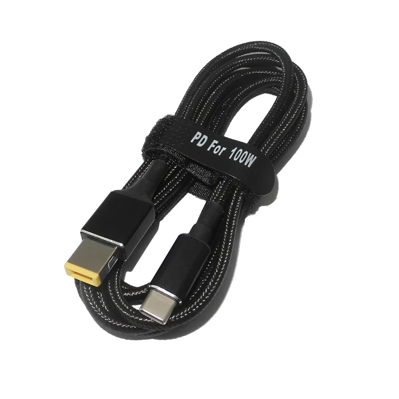 USB C to Laptop Charging Cable Adapter Male Type C to Square Converter 100W PD Fast Charging for Lenovo ThinkPad Power Cable
USB C to Laptop Charging Cable Adapter Male Type C to Square Converter 100W PD Fast Charging for Lenovo ThinkPad Power Cable