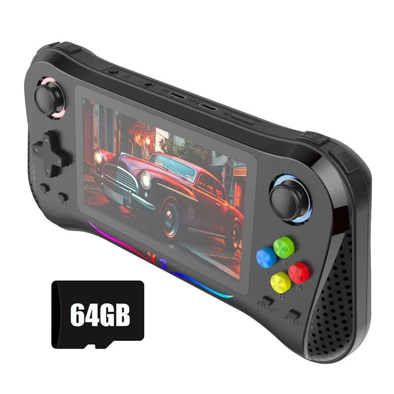 BNVN-X8M 4.5 Inch IPS Screen Retro Video Handheld Game Console 64GB Storage 20000+ Games Game Player Supports Multiple Emulators
BNVN-X8M 4.5 Inch IPS Screen Retro Video Handheld Game Console 64GB Storage 20000+ Games Game Player Supports Multiple Emulators