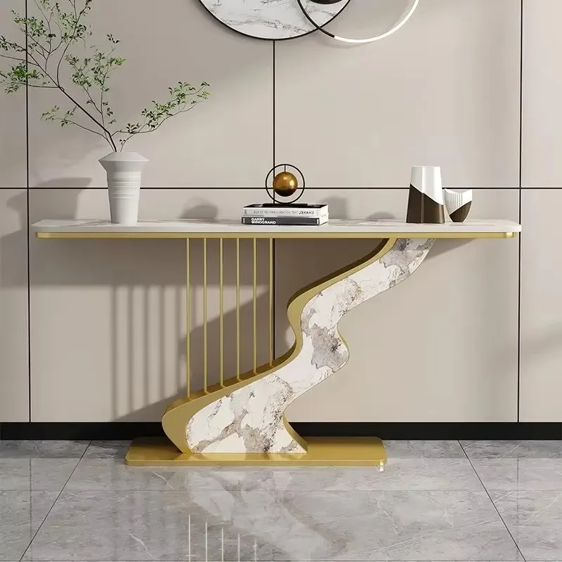 Modern Vintage Console Table Midcentry Metal Lobby Nordic Console Table Hallway Entrance Wohnzimmer Tisch Living Room Furniture
Modern Vintage Console Table Midcentry Metal Lobby Nordic Console Table Hallway Entrance Wohnzimmer Tisch Living Room Furniture