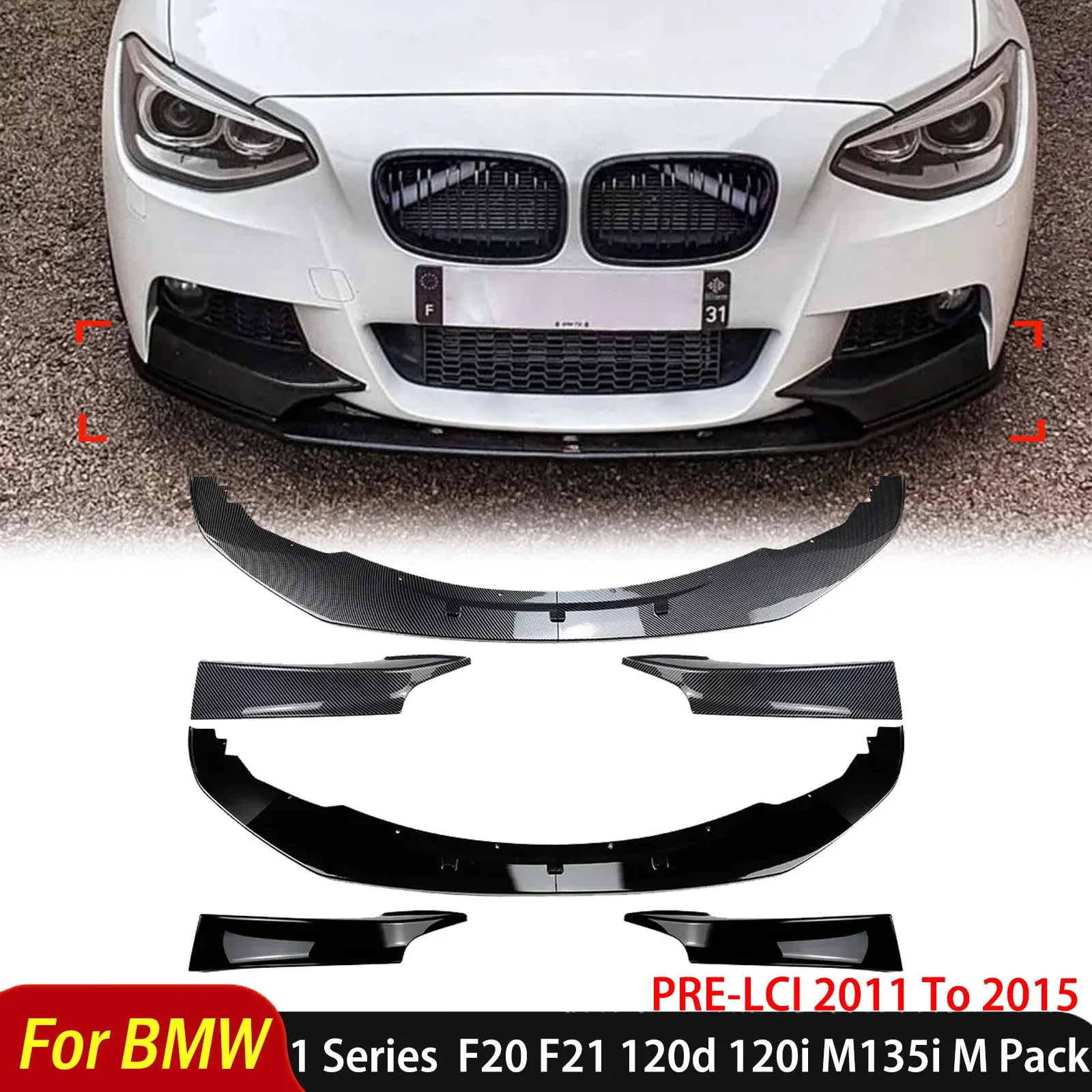 Для BMW 1 серии F20 F21 120d 120i M135i M Pack PRE-LCI 2011–2015 тюнинг переднего бампера спойлер сплиттер противотуманная фара решетка
Для BMW 1 серии F20 F21 120d 120i M135i M Pack PRE-LCI 2011–2015 тюнинг переднего бампера спойлер сплиттер противотуманная фара решетка