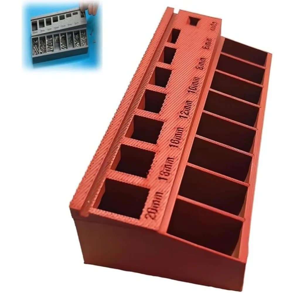 New With 7 Measuring Slots M3 Bolt Sorter Portable Practical Screw Length Sorter Tray Organizer Store Nuts
New With 7 Measuring Slots M3 Bolt Sorter Portable Practical Screw Length Sorter Tray Organizer Store Nuts