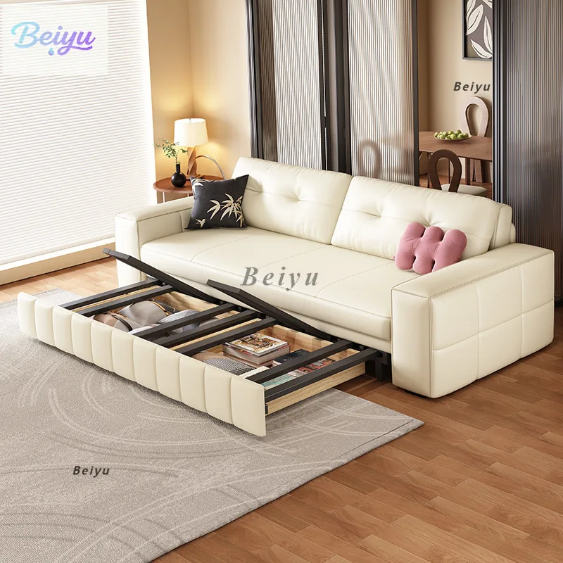 Processing custom small apartment cream wind sofa bed foldable push-pull dual-purpose living room bedroom storage retractable
Processing custom small apartment cream wind sofa bed foldable push-pull dual-purpose living room bedroom storage retractable