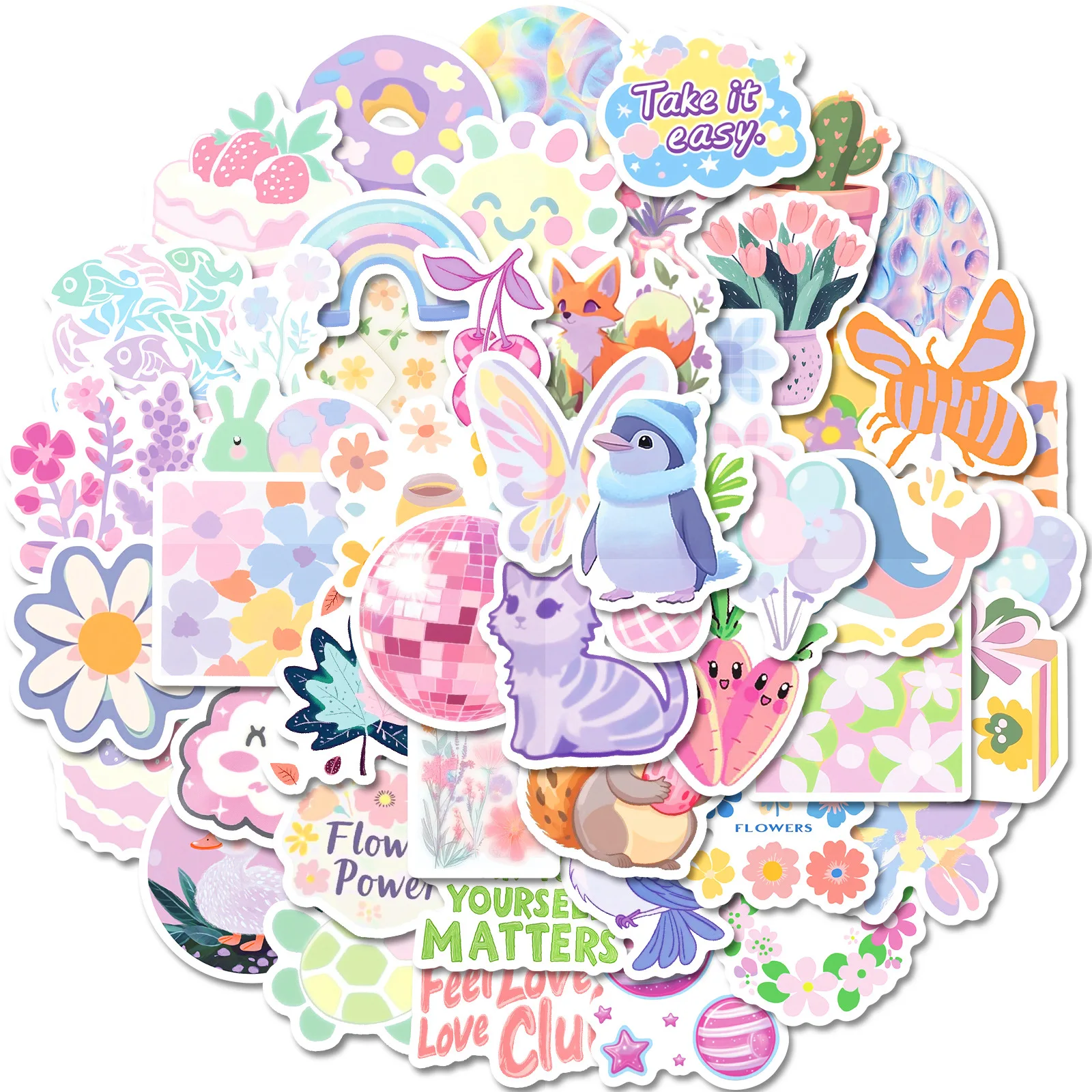 10/50PCS Small Fresh Pastel Flowers Graffiti Stickers INS Cartoon Decal For Laptop Suitcase Phone Water Bottle Aesthetic Sticker
10/50PCS Small Fresh Pastel Flowers Graffiti Stickers INS Cartoon Decal For Laptop Suitcase Phone Water Bottle Aesthetic Sticker