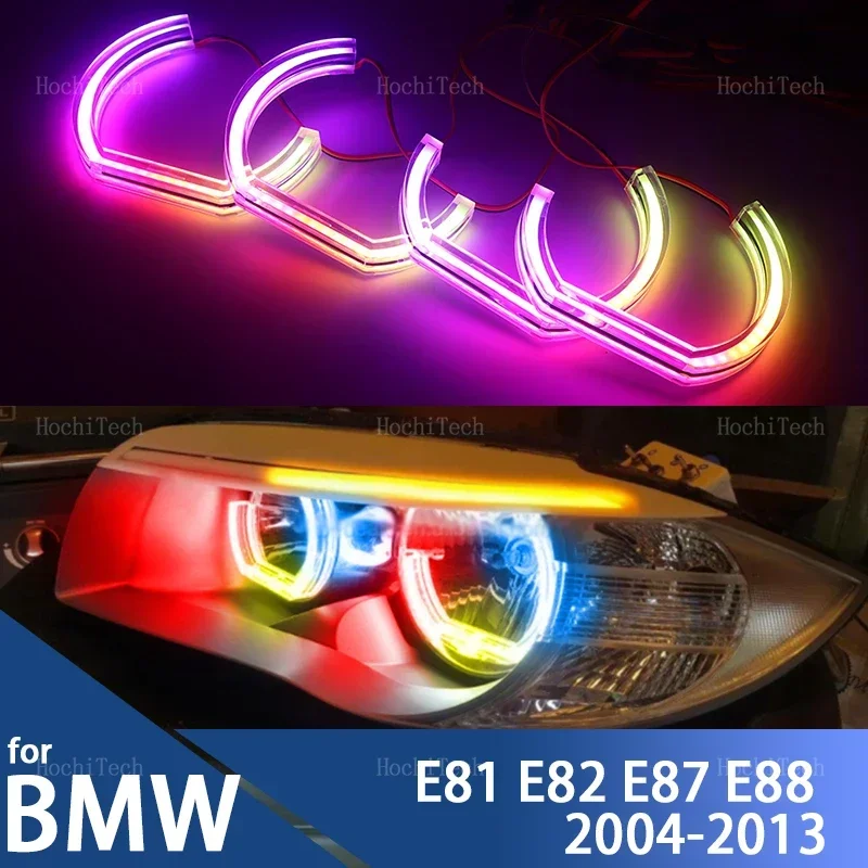Для BMW 1 серии E81 E82 E87 E88 2004-2013 RGB цветной динамический свет кольца ангельских глаз светодиодные контрольные приложения указатель поворота
Для BMW 1 серии E81 E82 E87 E88 2004-2013 RGB цветной динамический свет кольца ангельских глаз светодиодные контрольные приложения указатель поворота