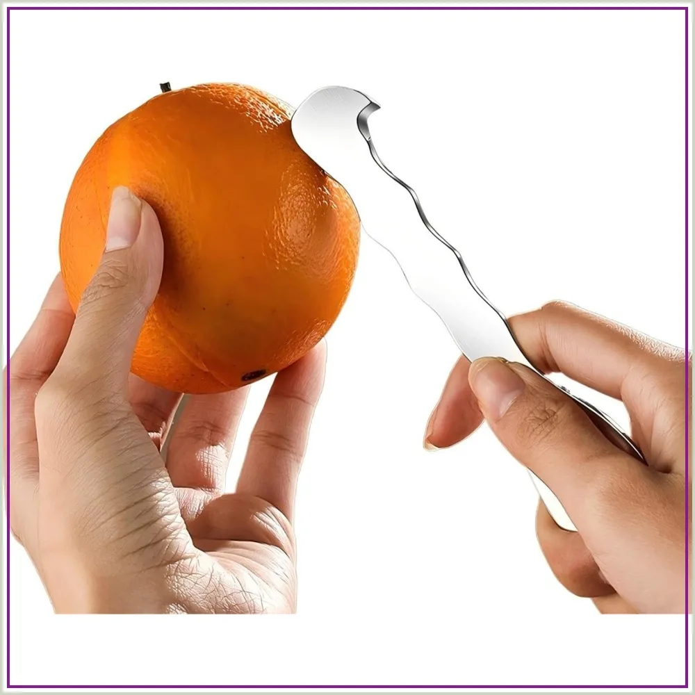 304 Stainless Steel Citrus Peeler - Ergonomic Orange, Lemon & Grapefruit Peeling Tool
304 Stainless Steel Citrus Peeler - Ergonomic Orange, Lemon & Grapefruit Peeling Tool