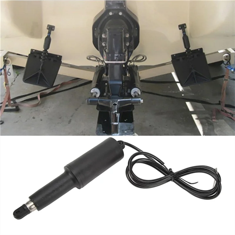 Trim Tabs Actuator Assembly, 12V Trim Tab Actuator 101 Standard 2 1/4In Stroke 6Ft Cable 15054‑001 For Lenco Marine
Trim Tabs Actuator Assembly, 12V Trim Tab Actuator 101 Standard 2 1/4In Stroke 6Ft Cable 15054‑001 For Lenco Marine