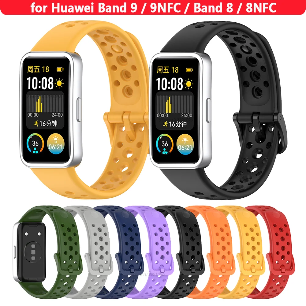 Silicone Strap for Huawei Band 9/8 SmartWatch Watchbands Replacement Bracelet Accessories for Huawei Band 9 band 8 Correa
Silicone Strap for Huawei Band 9/8 SmartWatch Watchbands Replacement Bracelet Accessories for Huawei Band 9 band 8 Correa