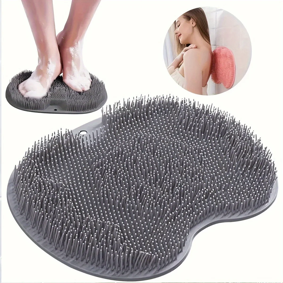 1pc Manual Exfoliating Brush | Hypoallergenic Silicone Foot Cleaner for Shower/Bathroom, Exfoliation,Gentle Massage
1pc Manual Exfoliating Brush | Hypoallergenic Silicone Foot Cleaner for Shower/Bathroom, Exfoliation,Gentle Massage
