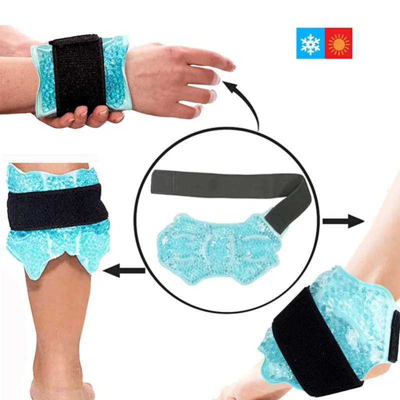 Reusable Hot Cold Gel Pack with Adjustable Brace for Ankle & Knee Pain Relief
Reusable Hot Cold Gel Pack with Adjustable Brace for Ankle & Knee Pain Relief