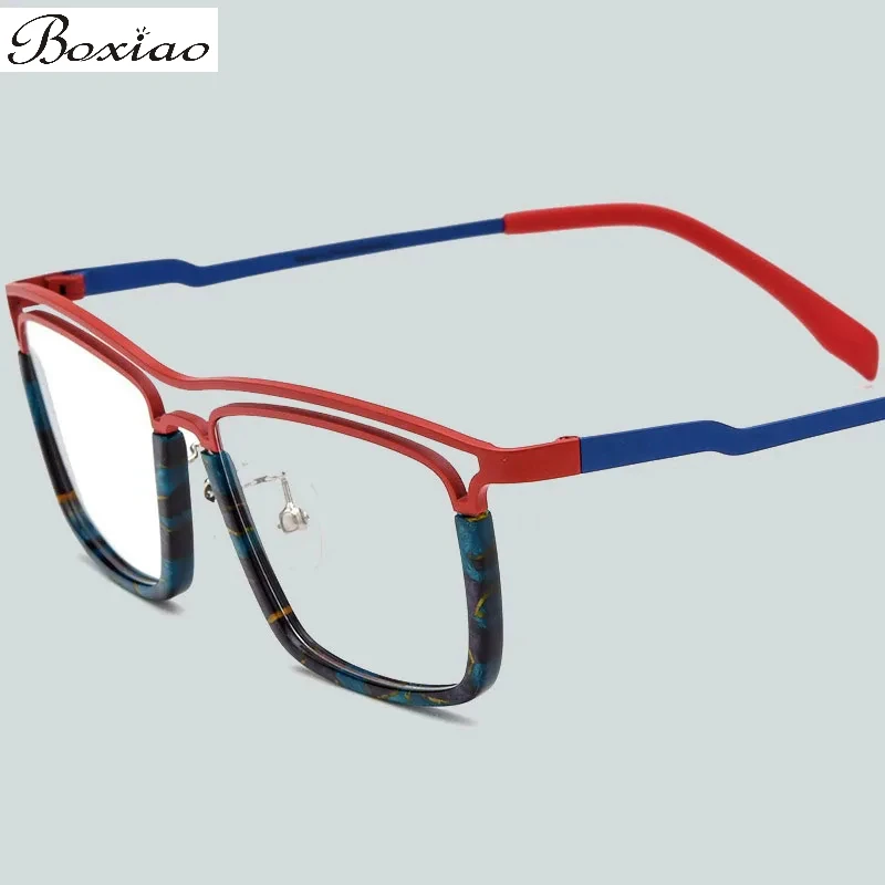 Splicing Plate Titanium Square Plate Glasses Frame Youth Lightweight Glasses Can Be Equipped with Myopia Anti-blue Glasses Frame
Splicing Plate Titanium Square Plate Glasses Frame Youth Lightweight Glasses Can Be Equipped with Myopia Anti-blue Glasses Frame