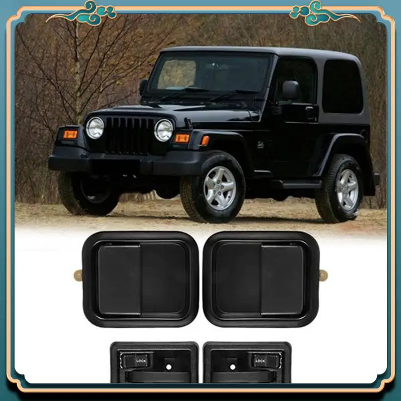 Latest Car Interior And Exterior Door Handle Kit Front LH And RH Side For Jeep Wrangler 1991-2004 Accessories 55176383AE 5517638
Latest Car Interior And Exterior Door Handle Kit Front LH And RH Side For Jeep Wrangler 1991-2004 Accessories 55176383AE 5517638