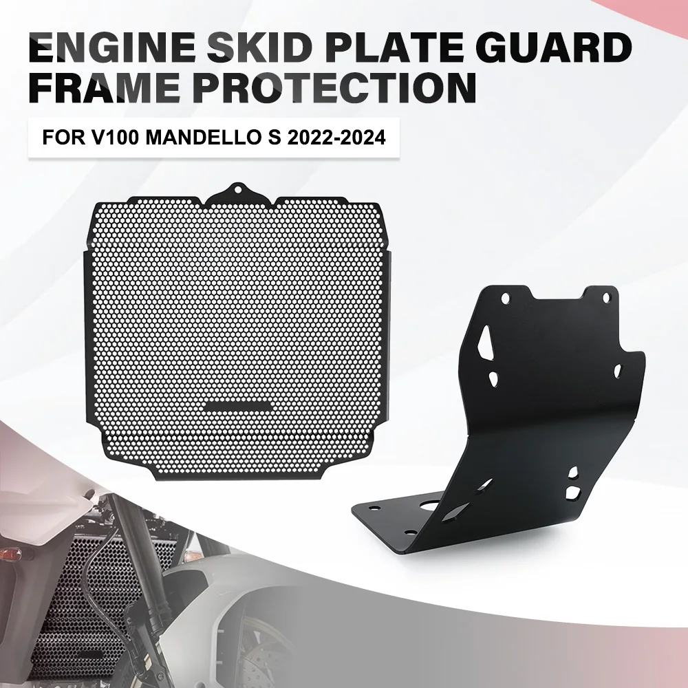 New For Moto Guzzi V100 Mandello /S 2023 2024 2025 Motorcycle Accessories Radiator Grille Guard & Cylinder Head Engine Guard Kit
New For Moto Guzzi V100 Mandello /S 2023 2024 2025 Motorcycle Accessories Radiator Grille Guard & Cylinder Head Engine Guard Kit