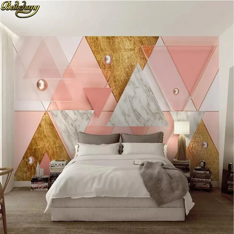 custom Luxury pink triangle modern geometric 3d wallpaper for bedroom walls stereo TV background flooring wall paper Stickers
custom Luxury pink triangle modern geometric 3d wallpaper for bedroom walls stereo TV background flooring wall paper Stickers