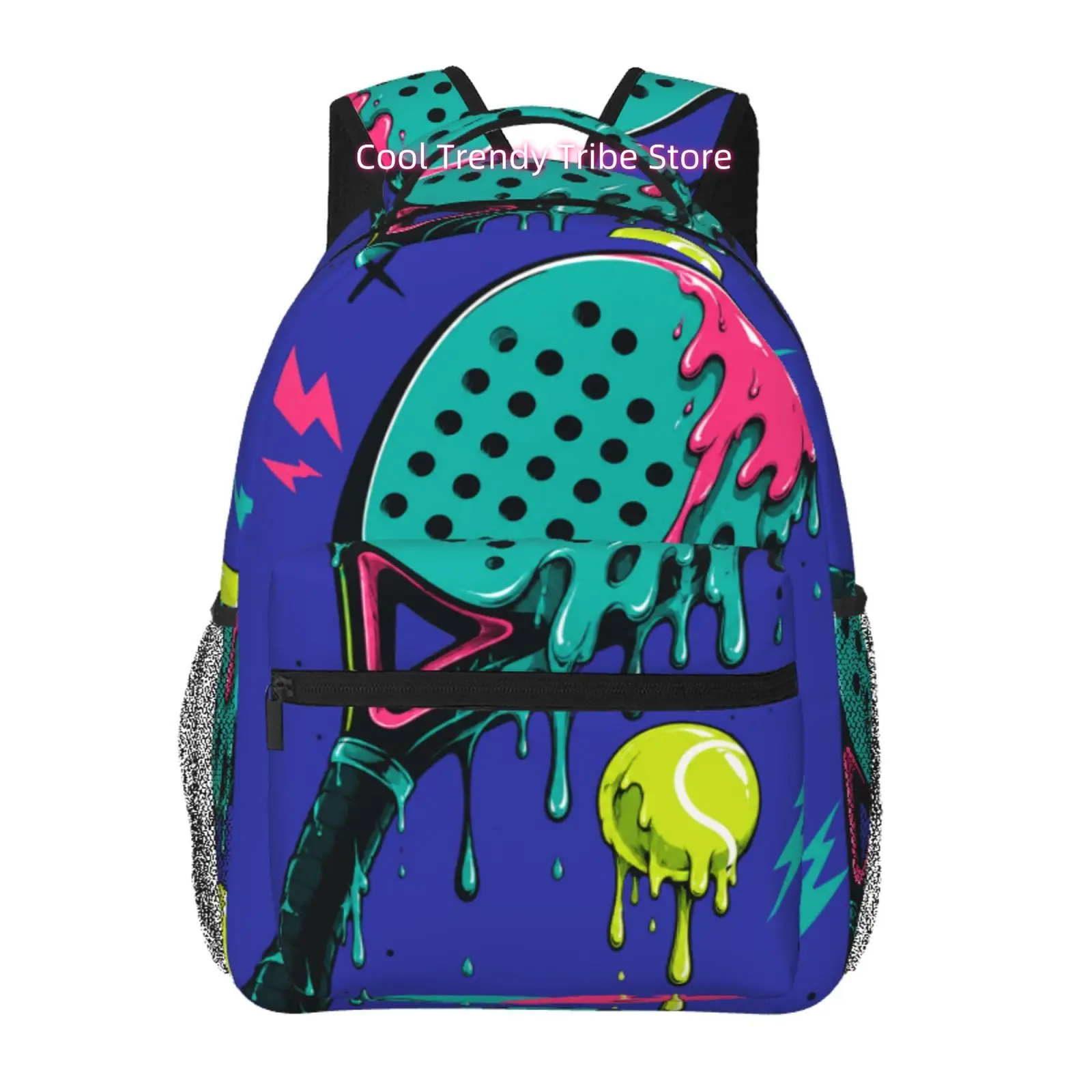 Neon Pickleball Print Backpack Suitable for Adults - Lightweight Oxford Cloth Travel Bag with Adjustable Shoulder Straps, Zipper
Neon Pickleball Print Backpack Suitable for Adults - Lightweight Oxford Cloth Travel Bag with Adjustable Shoulder Straps, Zipper