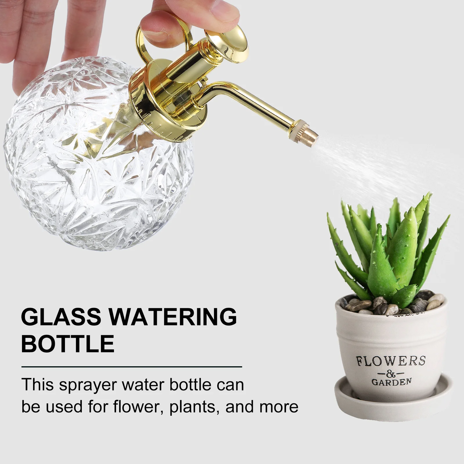 Retro Glass Spray Bottle Watering Can for Home Garden Flowers Succulents Mist Watering Bottle Glass Container Can
Retro Glass Spray Bottle Watering Can for Home Garden Flowers Succulents Mist Watering Bottle Glass Container Can