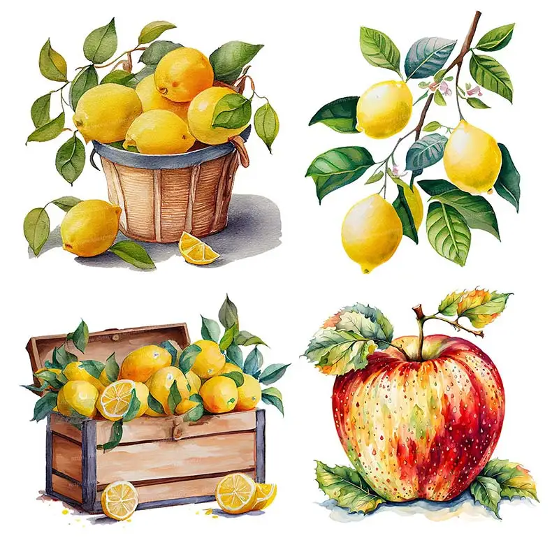 Fresh Lemon Apple Leisure Pastoral Style Home Wall Stickers Waterproof Refrigerator Decals Home Decor Decals S393
Fresh Lemon Apple Leisure Pastoral Style Home Wall Stickers Waterproof Refrigerator Decals Home Decor Decals S393