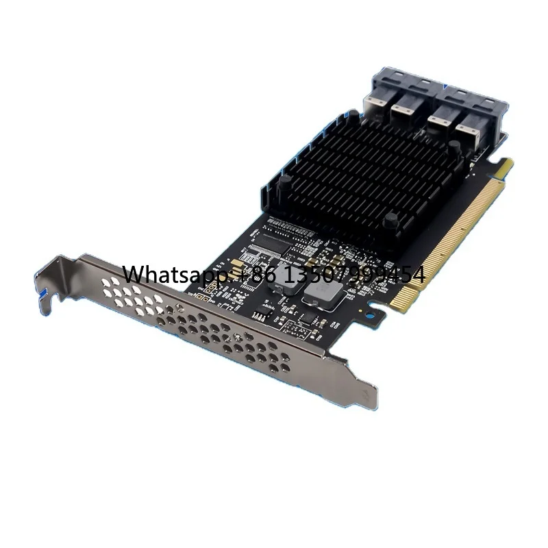 PCIe X16 PEX8747 Four-port U.2 SFF-8643 SSD Storage Conversion Card 1Gbps in Stock
PCIe X16 PEX8747 Four-port U.2 SFF-8643 SSD Storage Conversion Card 1Gbps in Stock