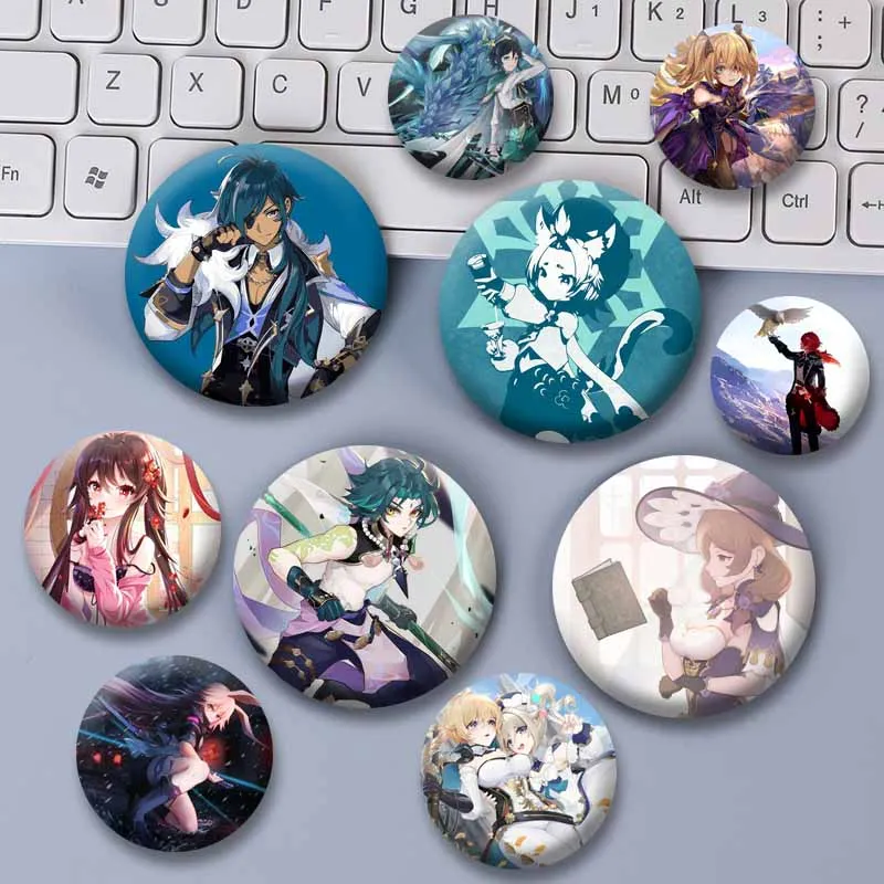 Game Peripheral Button Badges Cute Genshin Impact Character Enamel Pins Fashion Jewelry Brooch Accessories Backpack Decor Gifts
Game Peripheral Button Badges Cute Genshin Impact Character Enamel Pins Fashion Jewelry Brooch Accessories Backpack Decor Gifts