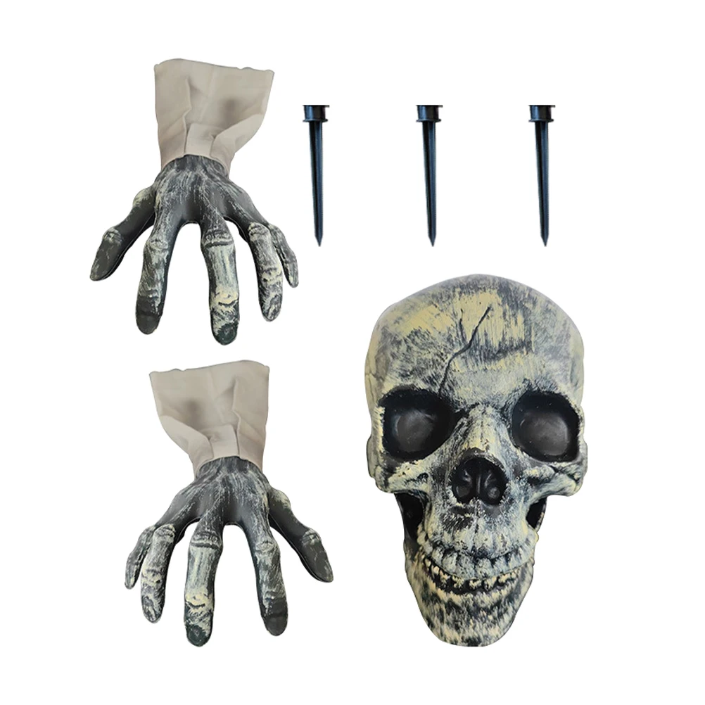 Skull Ground Stakes Decorative Garden Decor Waterproof Halloween Yard Accessory Realistic Modeling Lawn Decoration
Skull Ground Stakes Decorative Garden Decor Waterproof Halloween Yard Accessory Realistic Modeling Lawn Decoration