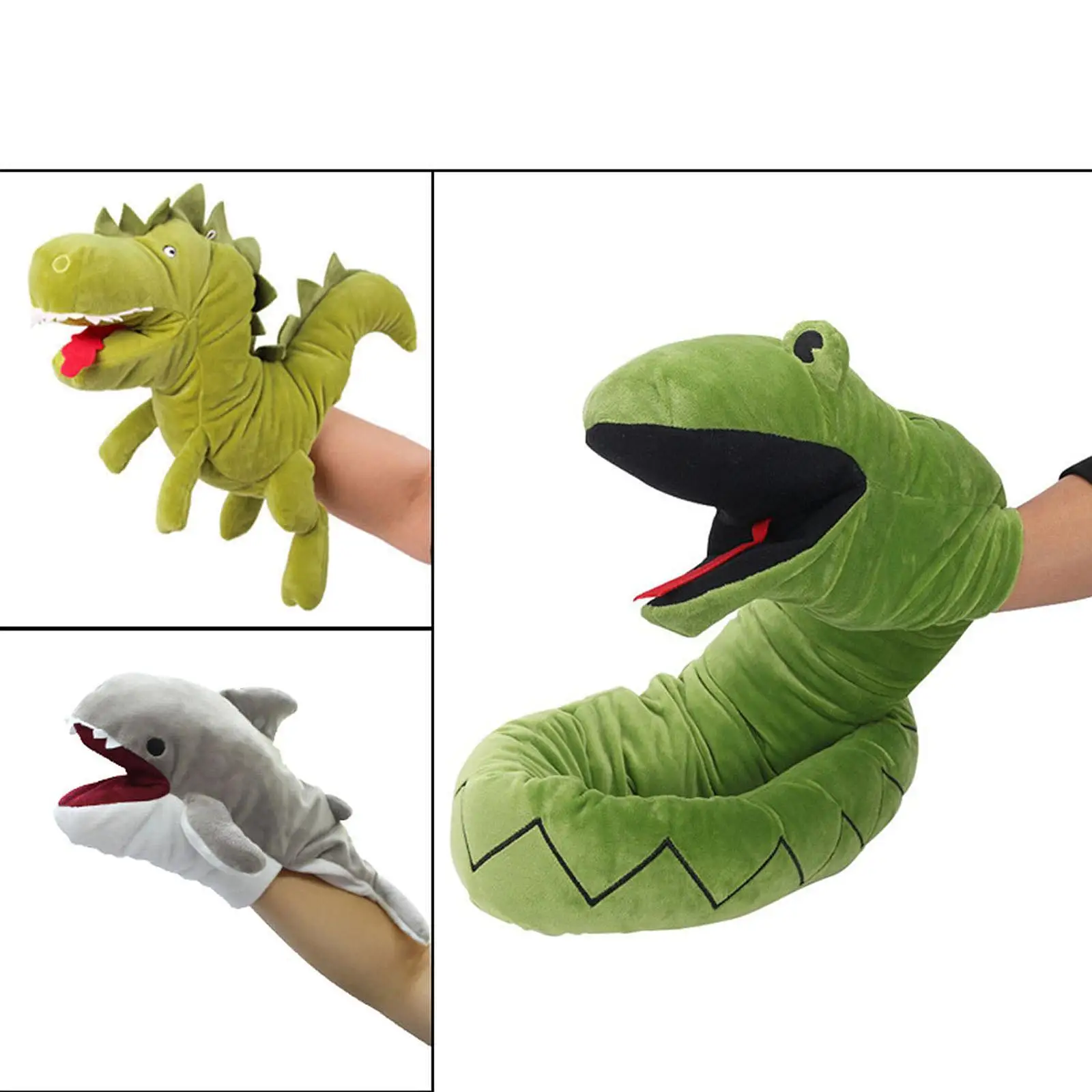 Kids Soft Snake Hand Puppet Toy Stuffed Plush Doll for Imaginative Role Play Early Learning
Kids Soft Snake Hand Puppet Toy Stuffed Plush Doll for Imaginative Role Play Early Learning