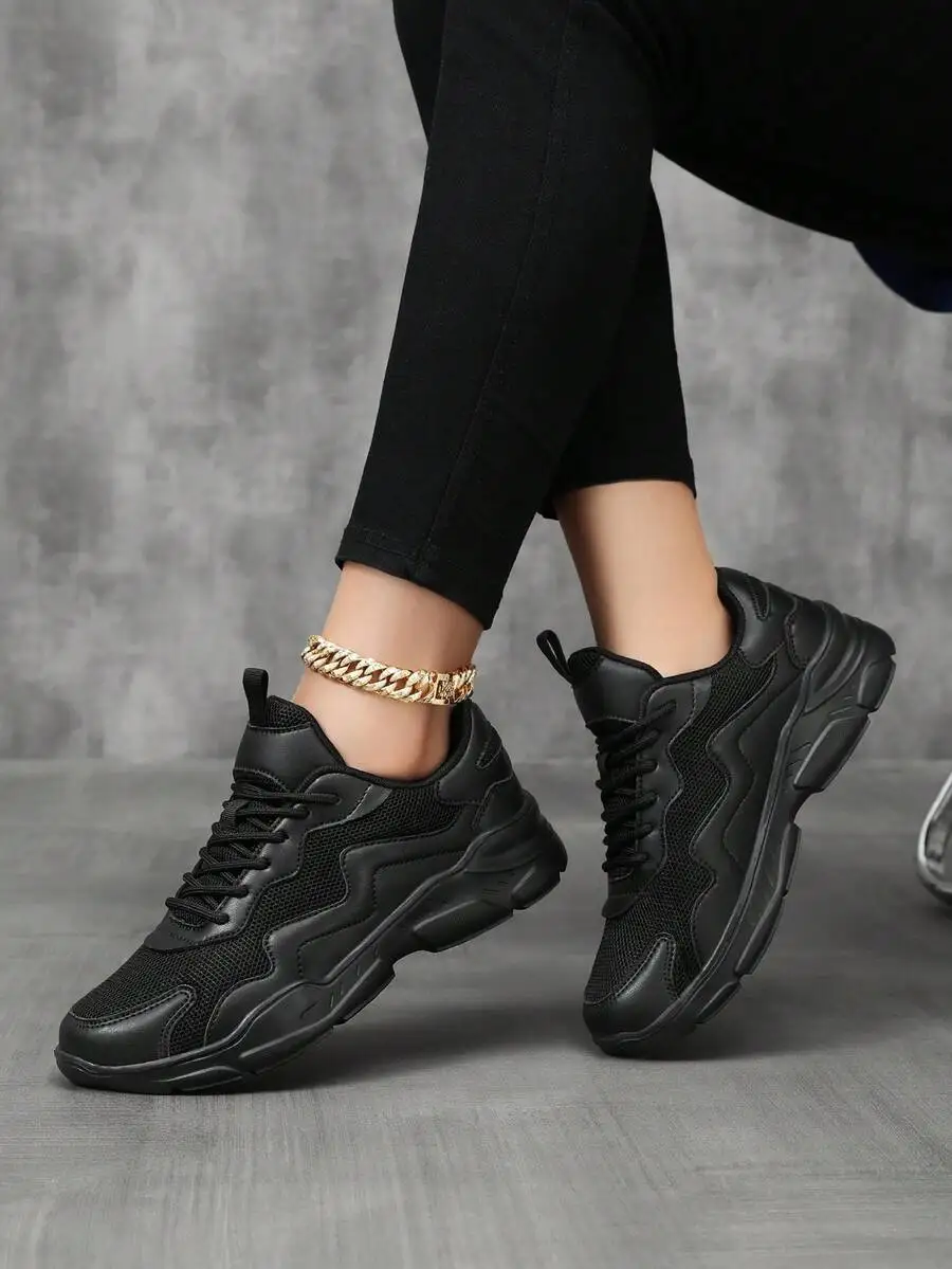 Womens Breathable Mesh Leather Patchwork Casual Sneakers Lightweight Comfortable Walking Shoes
Womens Breathable Mesh Leather Patchwork Casual Sneakers Lightweight Comfortable Walking Shoes