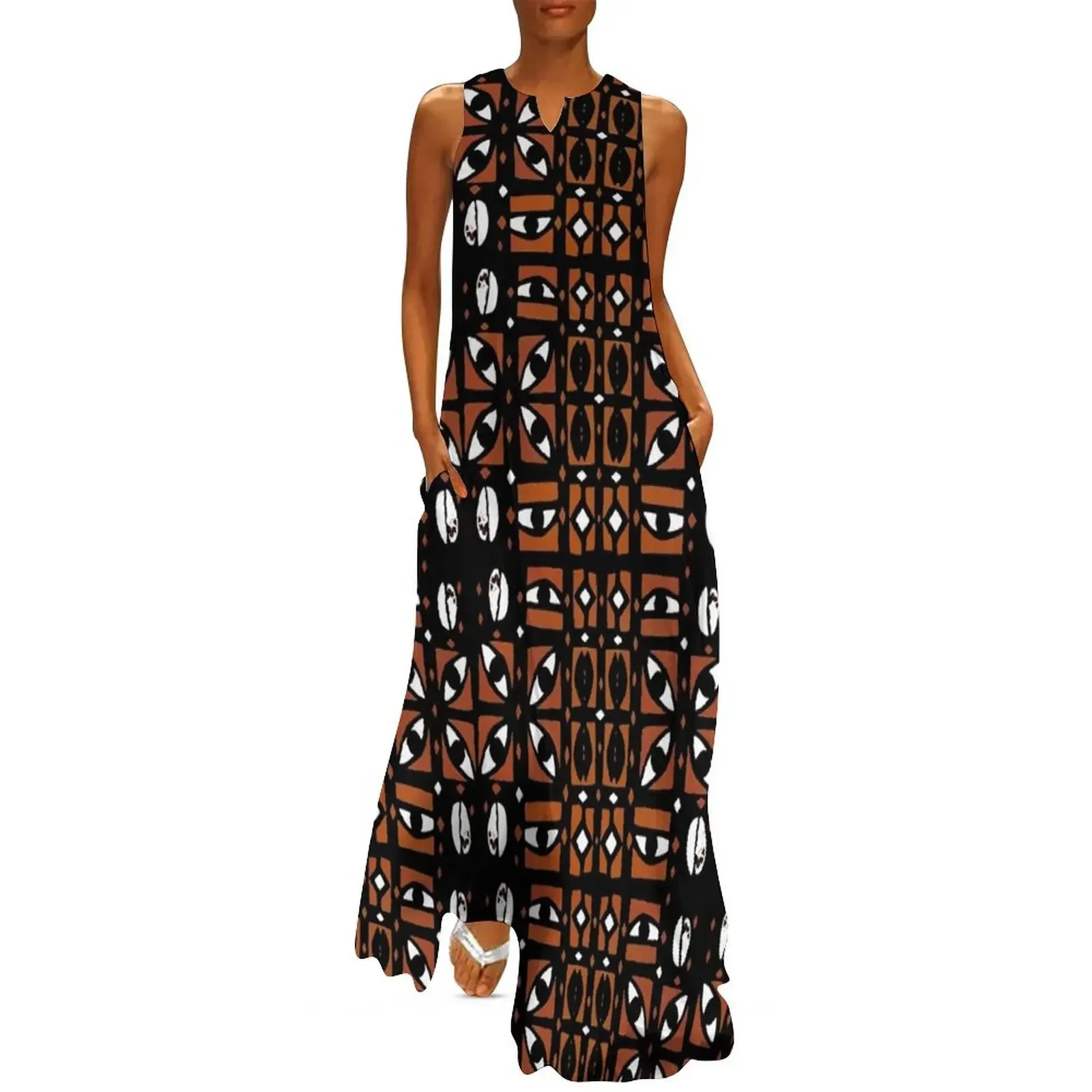 African Cowrie Shells, Diamonds and Eyes Long Dress fairy dress clothes for woman Dress
African Cowrie Shells, Diamonds and Eyes Long Dress fairy dress clothes for woman Dress